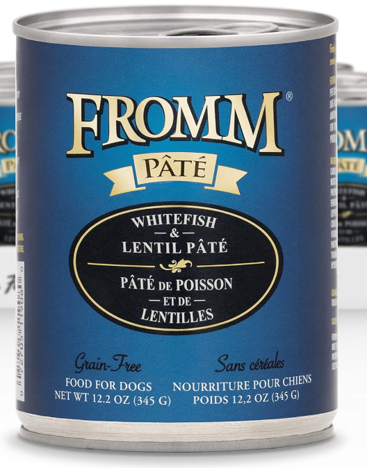Fromm Whitefish & Lentil Pate Dog Food - Premium Wet Dog Food - Whitefish Recipe