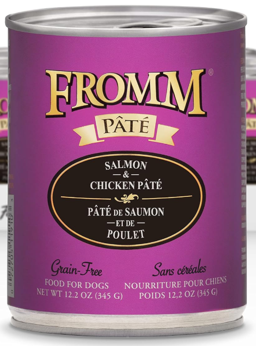 Fromm Salmon & Chicken Pate Dog Food - Premium Wet Dog Food - Salmon Recipe