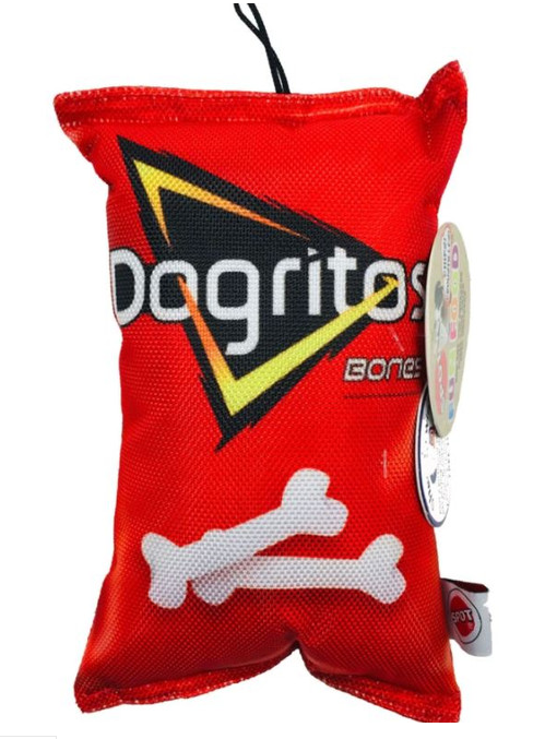 ETHICAL PET Spot Fun Food Dogritos Chips Plush Dog Toy, 8
