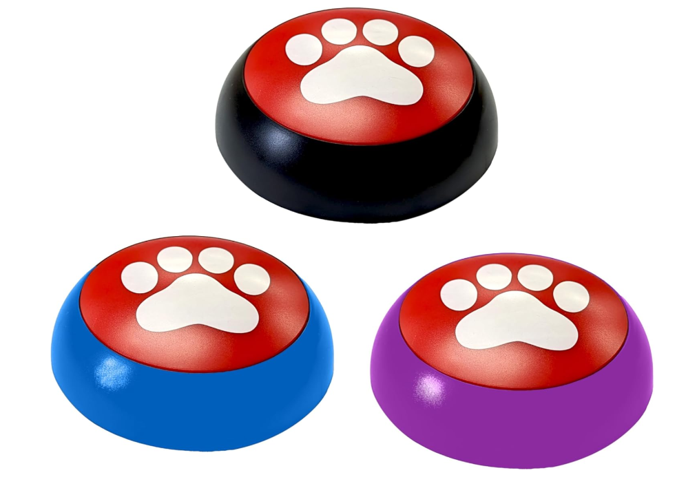 SPOT Easy-Talk-Dog Buttons for Communication, 20s Voice Recording Buttons, Pet Training Buzzer, Speaking Buttons for Cats & Dogs Voice, Dog & Puppy Training & Behavior Aids, 3Pcs