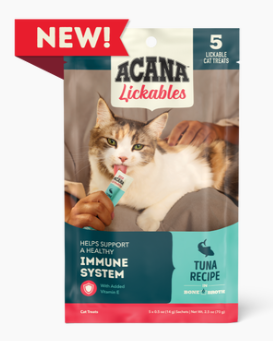 Acana Lickables, Tuna Recipe, Cat Treats