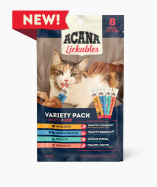 Acana  Lickables, Variety Pack, Cat Treats