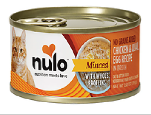 Nulo Minced Chicken with Whole Quail Egg Recipe Cat & Kitten Food 2.8 oz