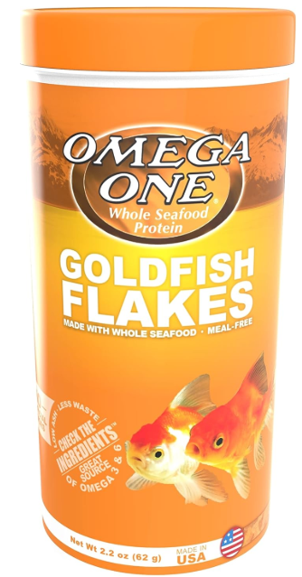 Omega One Goldfish Flakes, 2.2 oz.