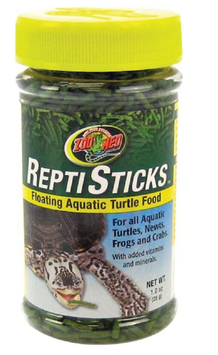 Zoo Med ReptiSticks Floating Aquatic Turtle Food, 1 Ounce,