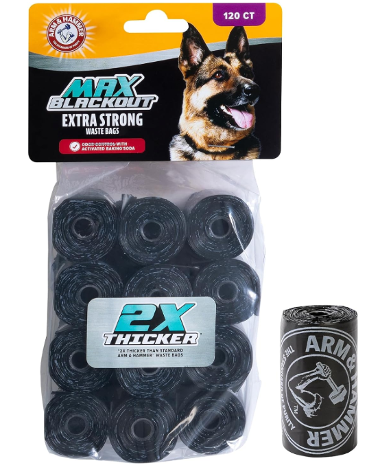 Arm & Hammer Max Blackout Dog Waste Bags 120 CT