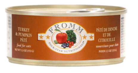 Fromm 4 Star Canned Turkey & Pumpkin Pate Cat Food 5.5 oz