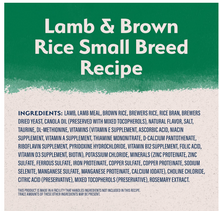 Load image into Gallery viewer, Natural Balance Limited Ingredient Small-Breed Adult Dry Dog Food with Healthy Grains, Lamb &amp; Brown Rice Recipe, 4 Pound
