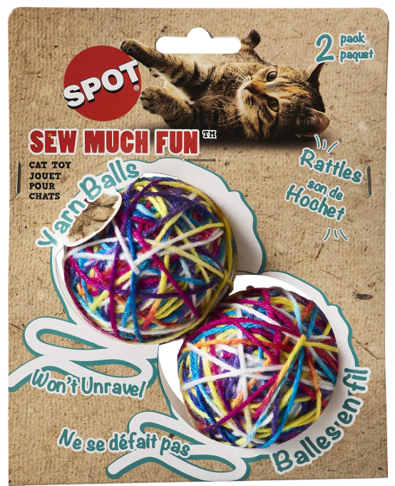 SEW MUCH FUN YARN BALLS 2.5″ 2 PK