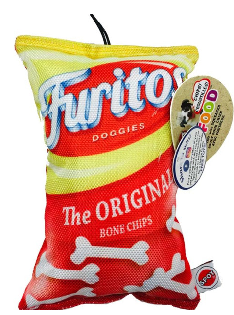 ETHICAL PET Spot Fun Food Furitos Chips Plush Dog Toy