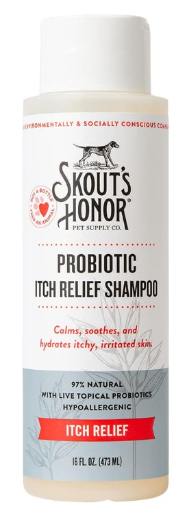 SKOUT'S HONOR Probiotic Itch Relief Shampoo for Pets