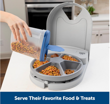 Load image into Gallery viewer, PetSafe Automatic Dog Feeder, 5 Meals, 40 oz Capacity, Plastic, for Dry Food, Multiple Pets
