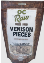 Load image into Gallery viewer, OC RAW VENISON FREEZE DRIED 4OZ
