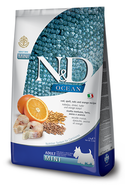 Farmina Cod, Spelt, Oats, and Orange Recipe Dry Dog Food