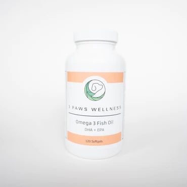 3 Paws Wellness Omega 3 Fish Oil Dog Supplement