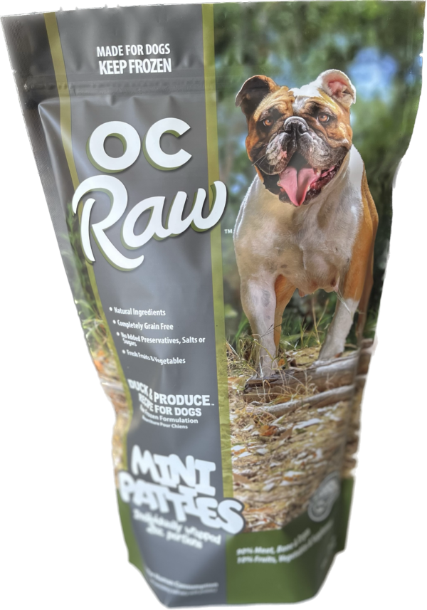 OC Raw Duck & Produce Frozen Dog Food