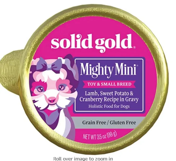 Solid Gold Mighty Mini Toy/Small Wet Dog Food