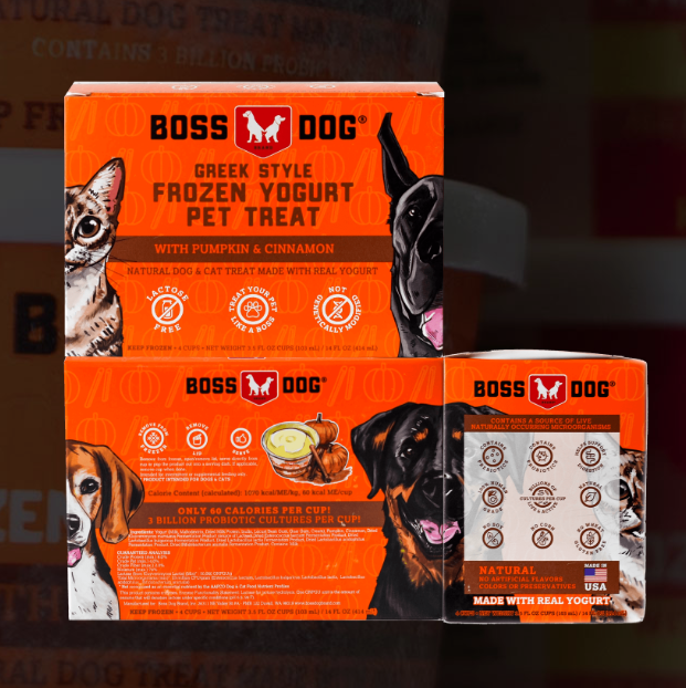Boss Dog Pumpkin & Cinnamon Frozen Dog Yogurt