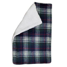 Load image into Gallery viewer, Sherpa Lined Dog Blanket 30"x 20"
