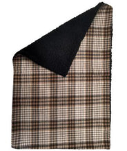 Load image into Gallery viewer, Sherpa Lined Dog Blanket 30"x 20"
