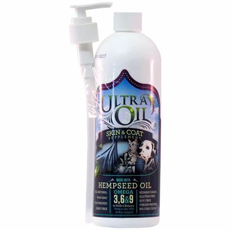 Ultra Oil Skin & Coat Supplement - FOR DOGS AND CATS