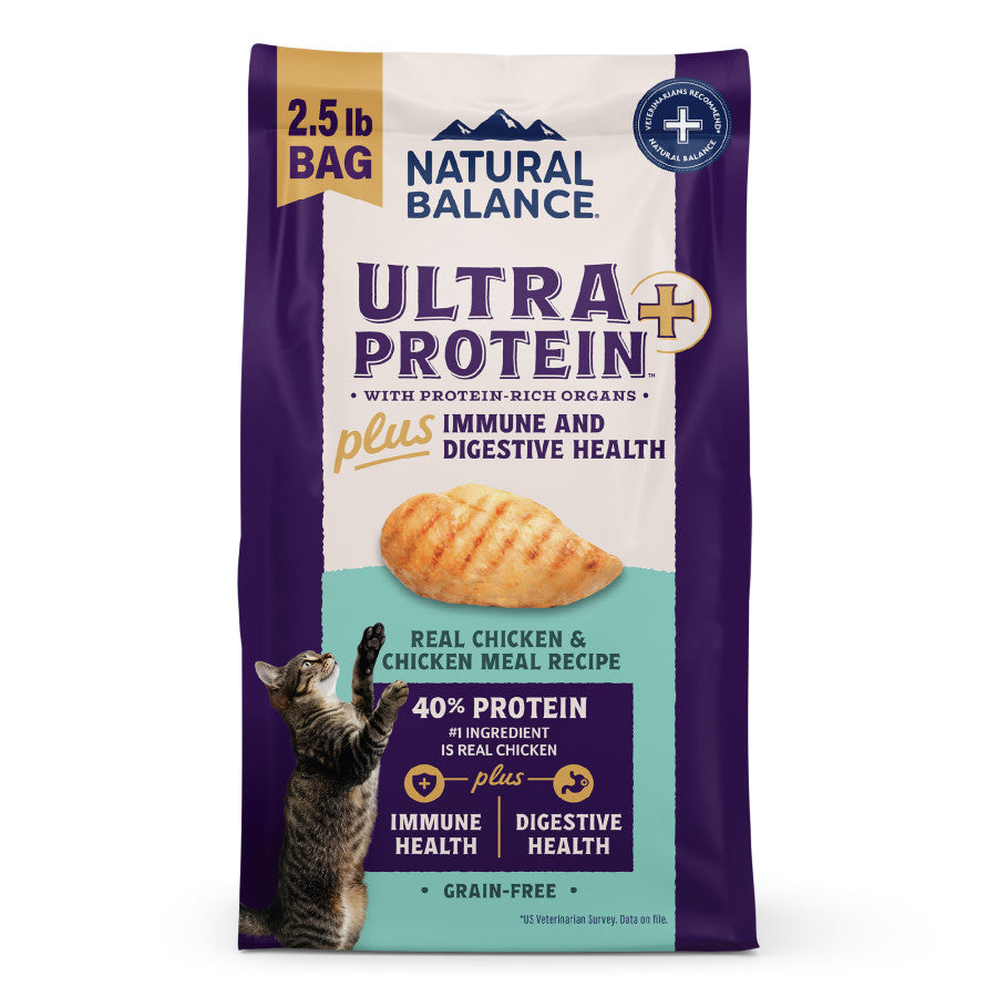 Natural Balance Pet Foods Ultra Protein Plus Immune & Digestive Health Dry Cat Food Chicken