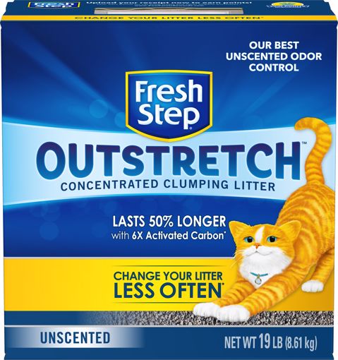 Fresh Step Unscented Outstretch Concentrated Cat Clumping Litter