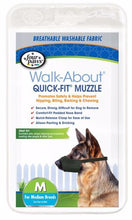 Load image into Gallery viewer, Four Paws Walk-About Quick-Fit Dog Muzzle
