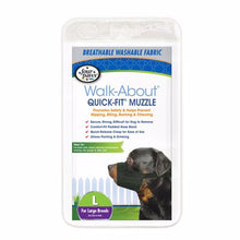 Load image into Gallery viewer, Four Paws Walk-About Quick-Fit Dog Muzzle
