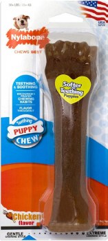Nylabone Puppy Chew Nylon Dog Chew Toy, Chicken Flavor, Souper