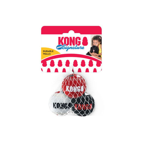 KONG Signature Sport Balls Dog Toy Small, 3 pk