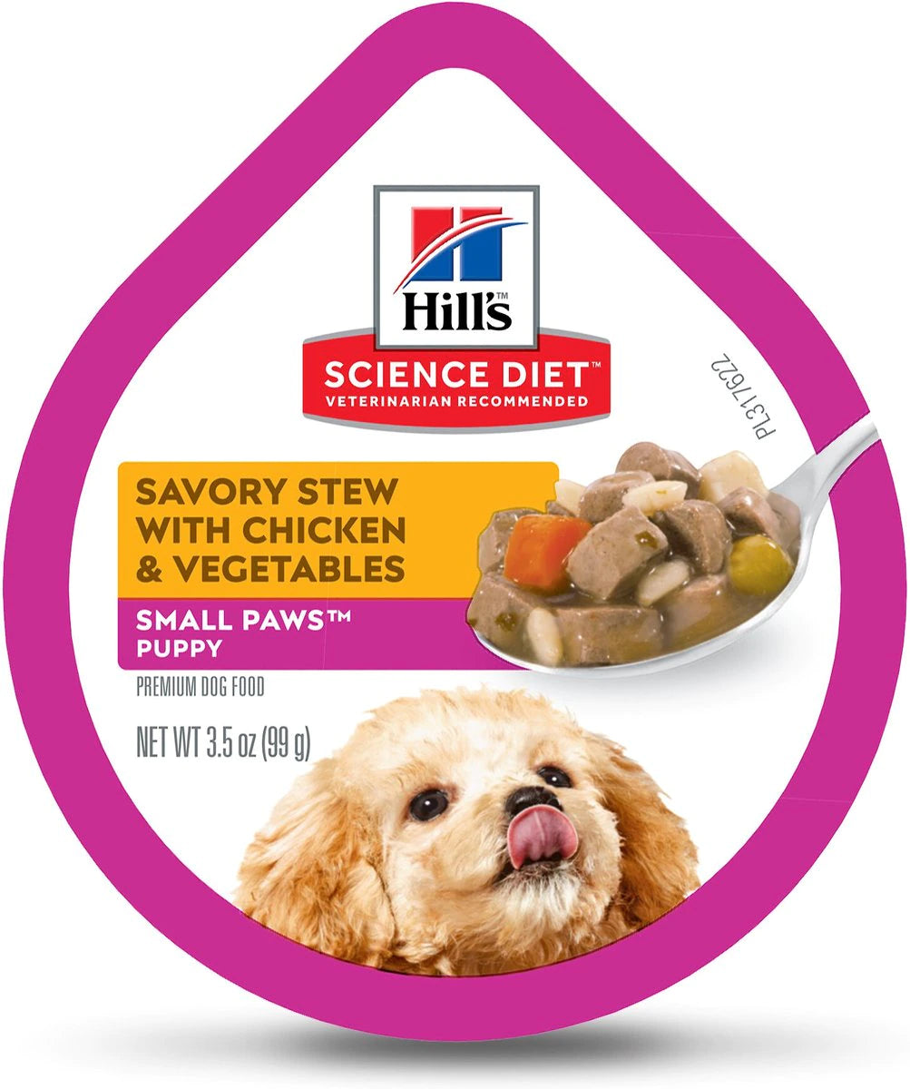 Hill's Science Diet Puppy Small Paws Chicken & Vegetable Stew