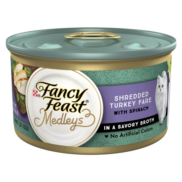 Fancy Feast Medleys Shredded Turkey Fare Wet Cat Food
