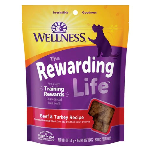 Wellness The Rewarding Life Soft Treats Beef and Turkey