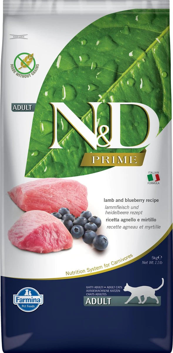 Farmina N&D Prime Lamb and Blueberry Dry Food For Cats