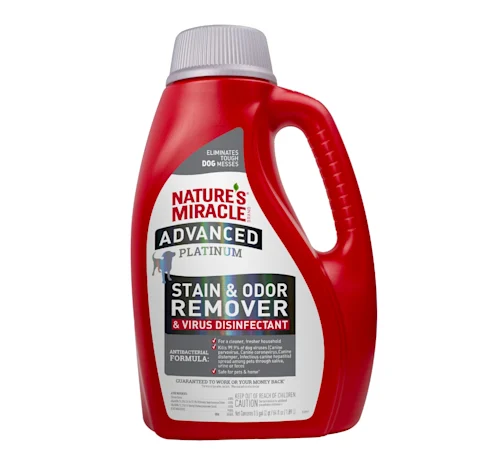 Nature's Miracle Advanced Platinum Stain & Odor Remover and Virus Disinfectant for Dogs