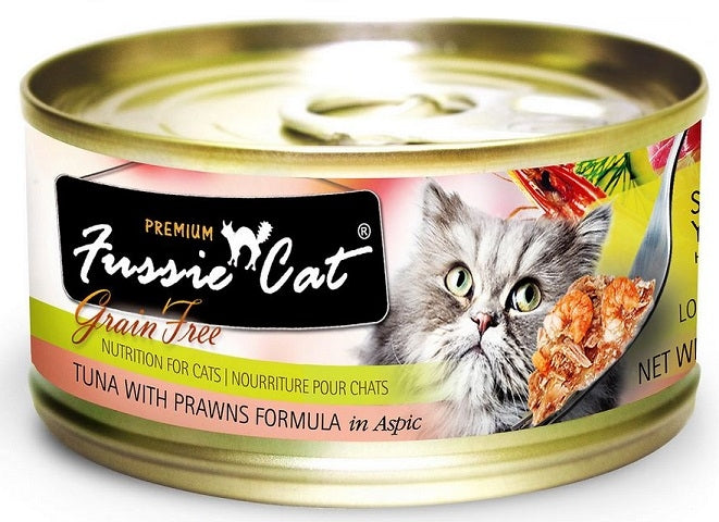 Fussie Cat Tuna With Prawns In Apsic Wet Cat Food