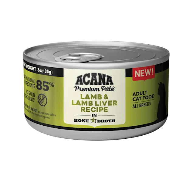 Acana Lamb & Lamb Liver In Bone Broth Wet Cat Food