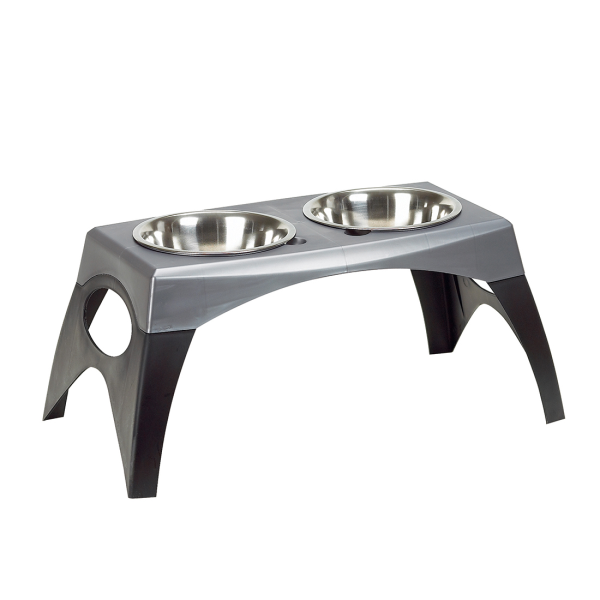 Coastal Pet Maslow Medium Elevated Pet Feeder 8 Inches Tall - 3 Cup Bowls