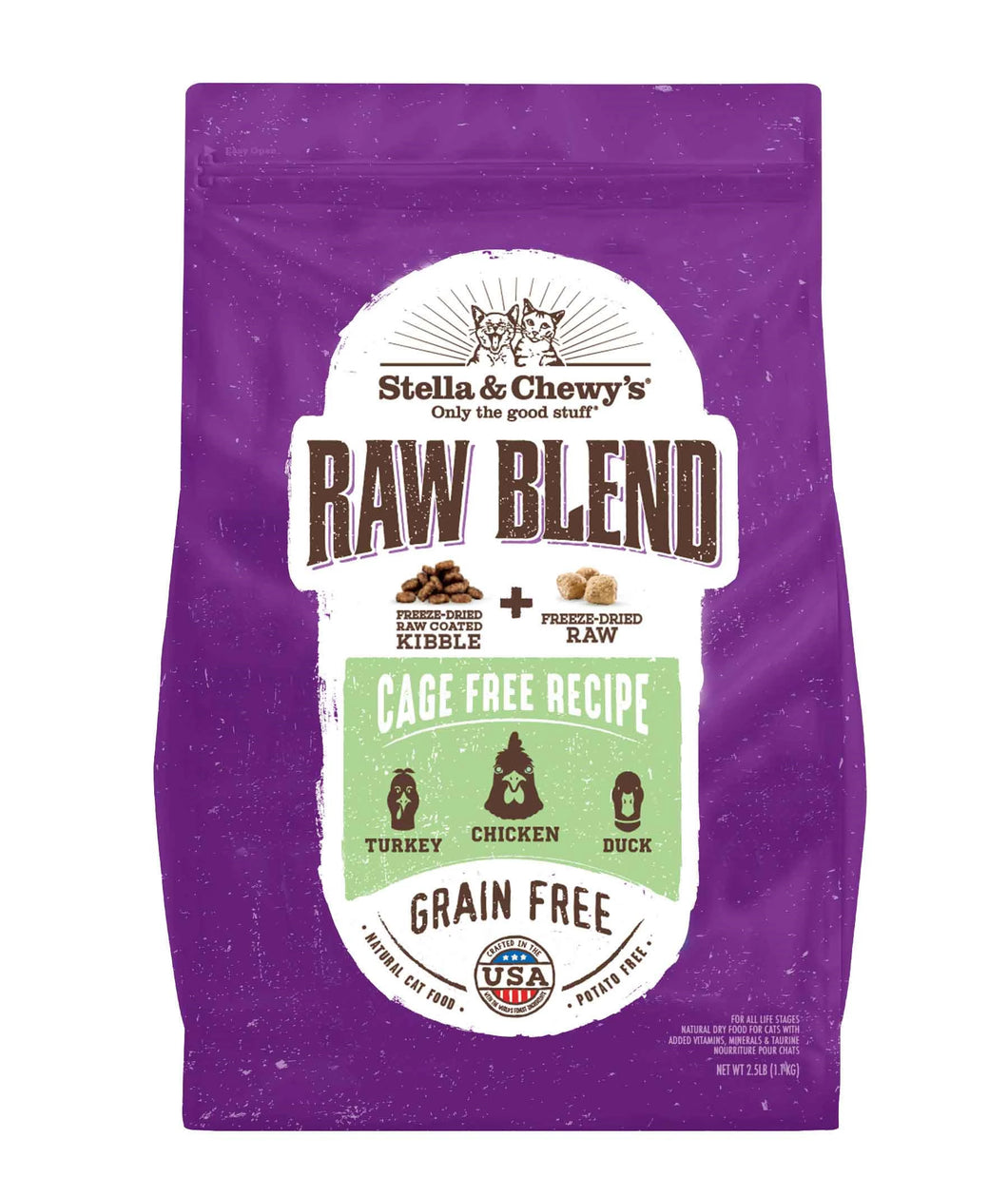 Stella & Chewy Raw Blend Cage Free Cat Dry Food