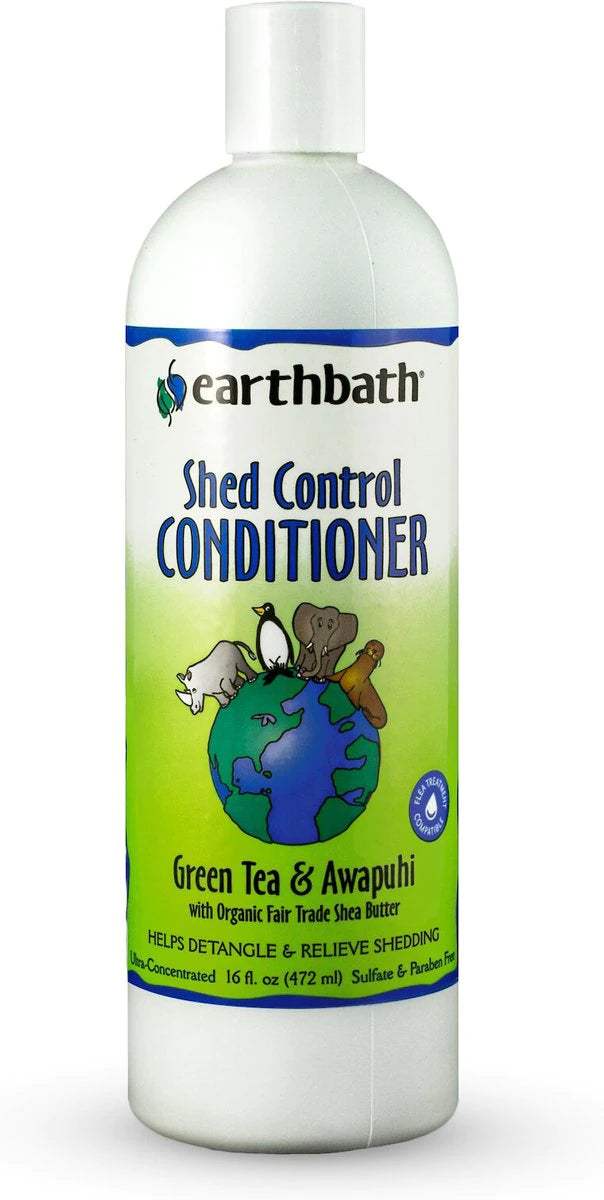 Earthbath Shed Control Green Tea & Awapuhi Dog & Cat Conditioner