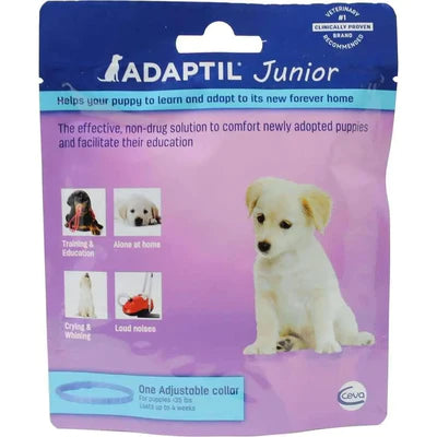 Adaptil Junior Adjustable Collar for Puppies Under 35 Pounds