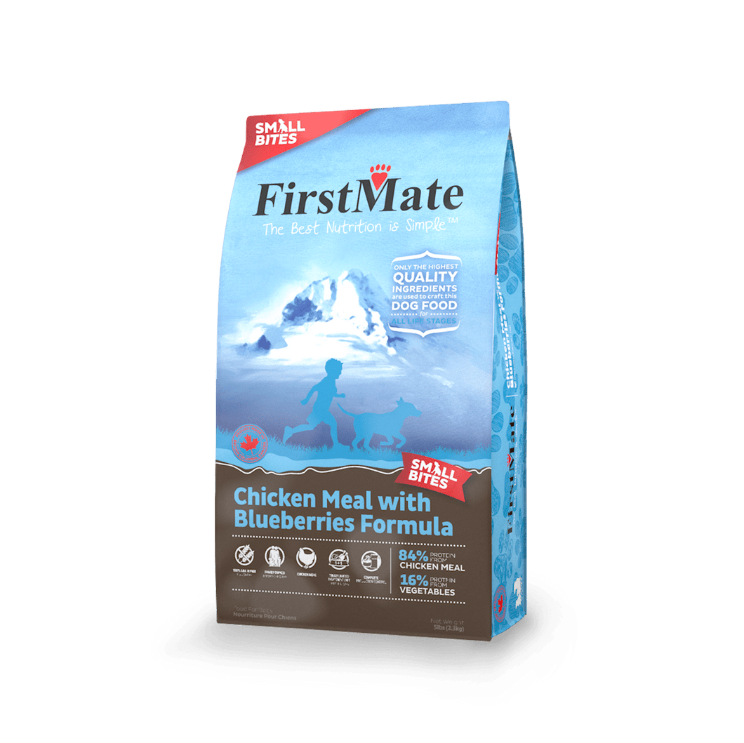 FirstMate Grain Free Chicken & Blueberries Small Bites Dry Dog Food
