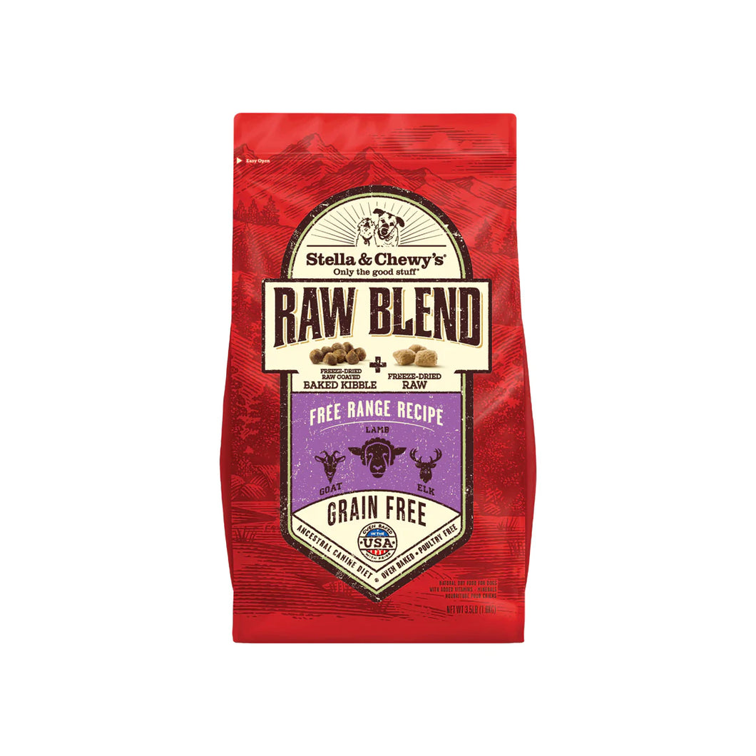 Stella & Chewy GF Raw Blend Free Range Dry Dog Food
