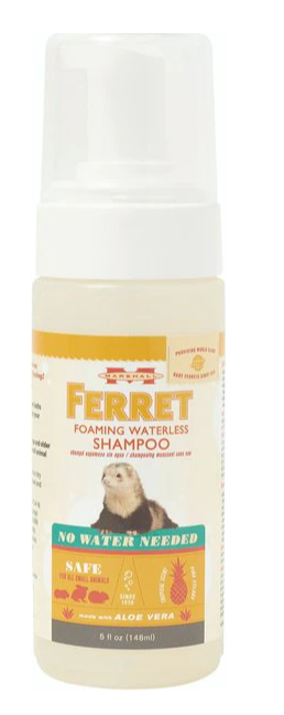 Marshall Foaming Waterless Shampoo for Small Pets, 5-oz bottle