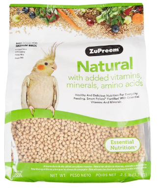 ZuPreem Natural Daily Medium Bird Food, 2.5-lb bag