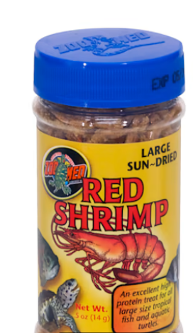 Zoo Med Large Sun-Dried Red Shrimp Turtle Treats