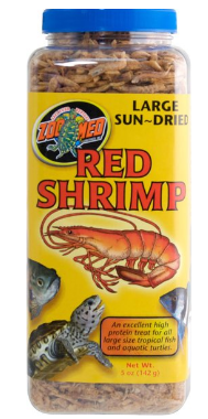 Zoo Med Large Sun-Dried Red Shrimp Turtle Treats