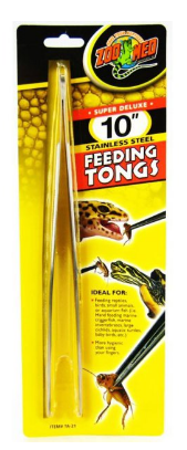 Zoo Med Feeding Tongs - Stainless Steel 10
