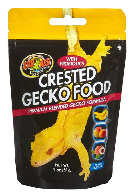 Zoo Med Tropical Fruit Flavor Crested Gecko Food, 2-oz Bag